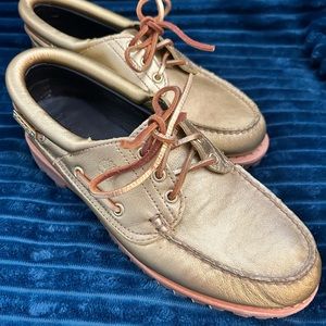 Timberland sport all leather boat shoes. One of a kind. Size-9. Brand new.